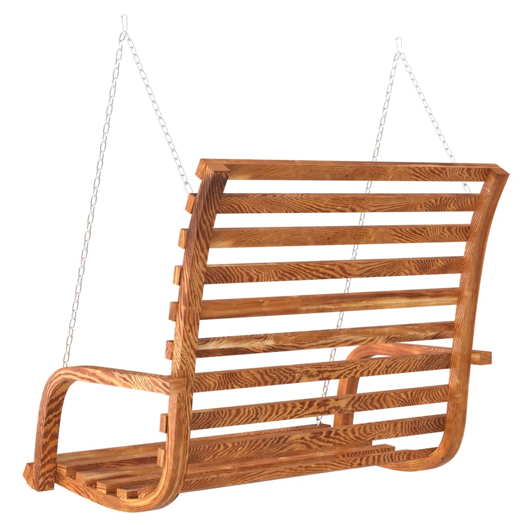 swing-bench-solid-wood-bent-with-teak-finish-49-6-x24-8-x36-2 At Willow and Wine USA!