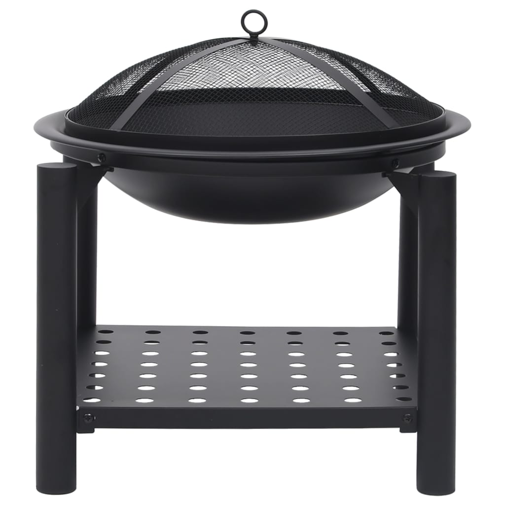 fire-pit-with-poker-21-3-x21-3-x21-7-steel At Willow and Wine USA!