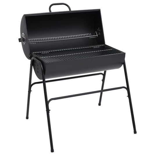 barrel-grill-with-2-cooking-grids-black-31-5-x37-4-x35-4-steel-841903 At Willow and Wine USA!