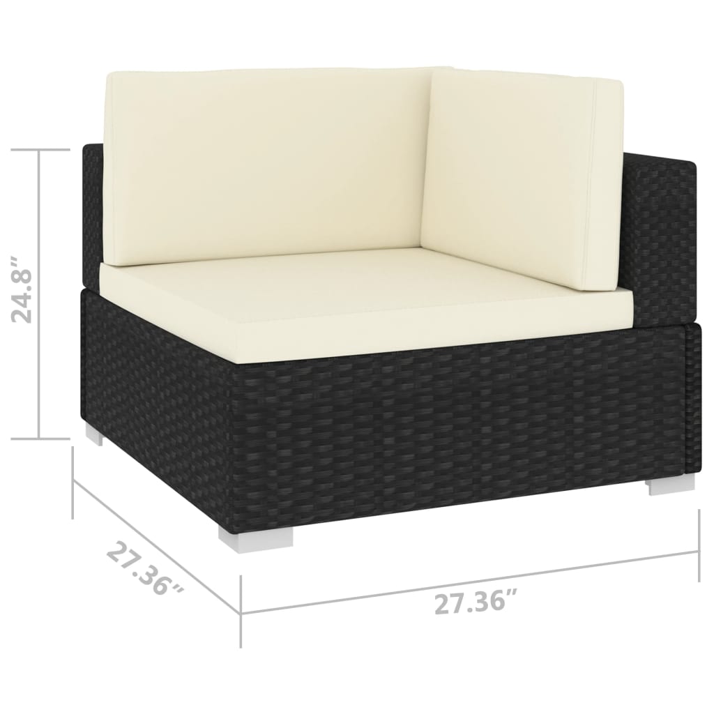 2-piece-patio-sofa-set-with-cushions-poly-rattan-black At Willow and Wine USA!