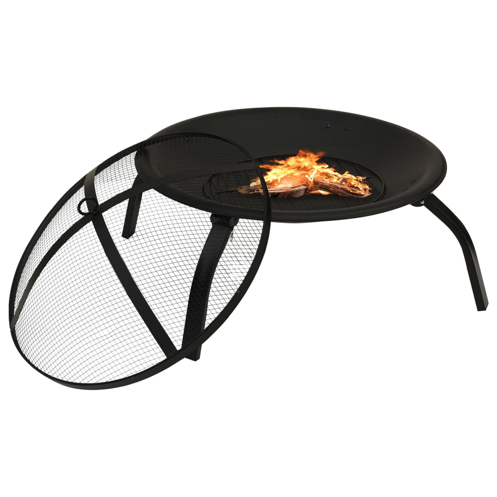 2-in-1-fire-pit-and-bbq-with-poker-22-x22-x19-3-steel At Willow and Wine USA!