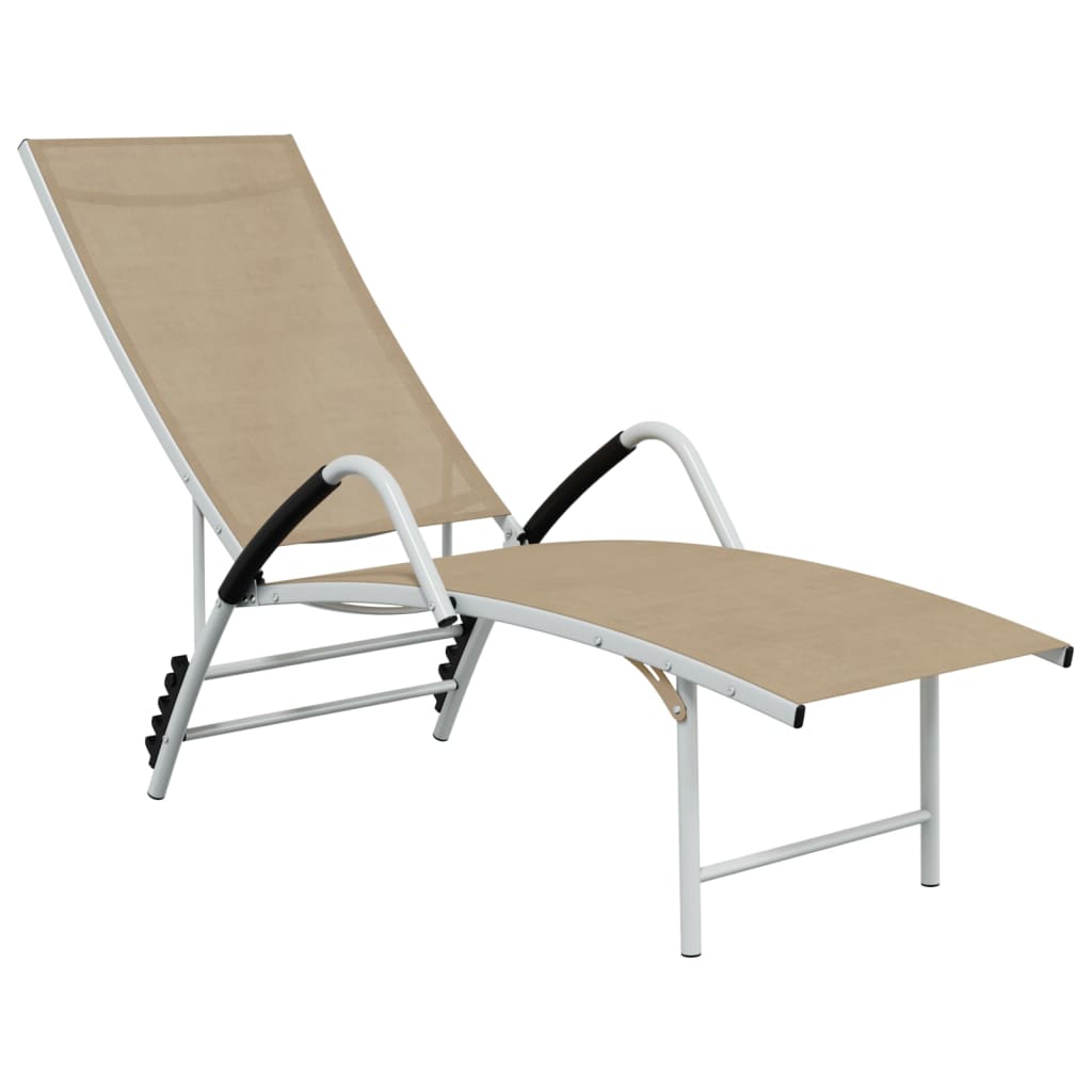 sun-lounger-textilene-and-aluminum-cream At Willow and Wine USA!