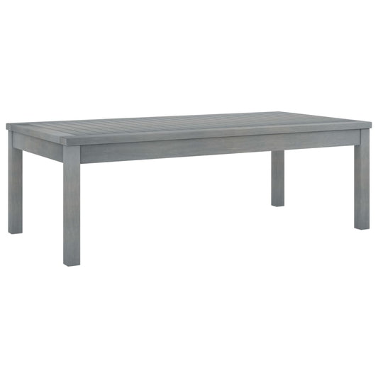 coffee-table-39-4-x19-7-x13-gray-solid-acacia-wood At Willow and Wine USA!