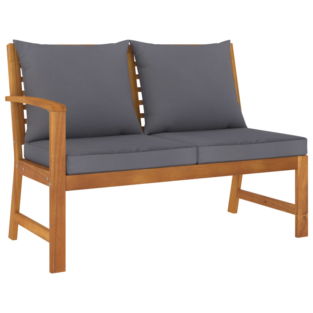 patio-bench-45-1-with-cream-cushion-solid-acacia-wood At Willow and Wine USA!