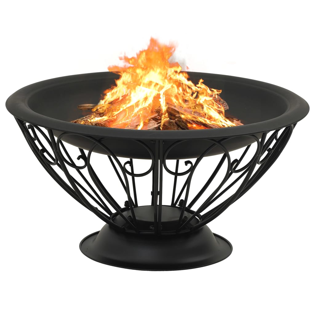 fire-pit-with-poker-29-5-xxl-steel At Willow and Wine USA!