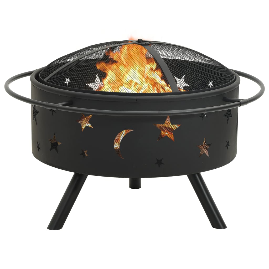 fire-pit-with-poker-29-9-xxl-steel At Willow and Wine USA!