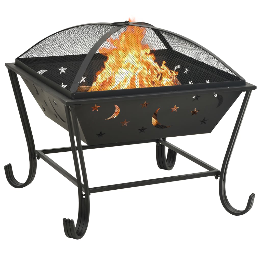 fire-pit-with-poker-24-4-xxl-steel At Willow and Wine USA!