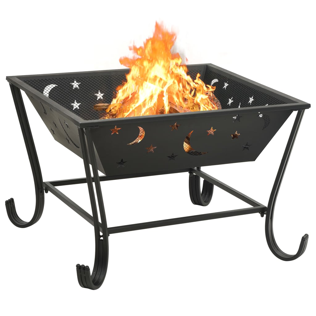 fire-pit-with-poker-24-4-xxl-steel At Willow and Wine USA!