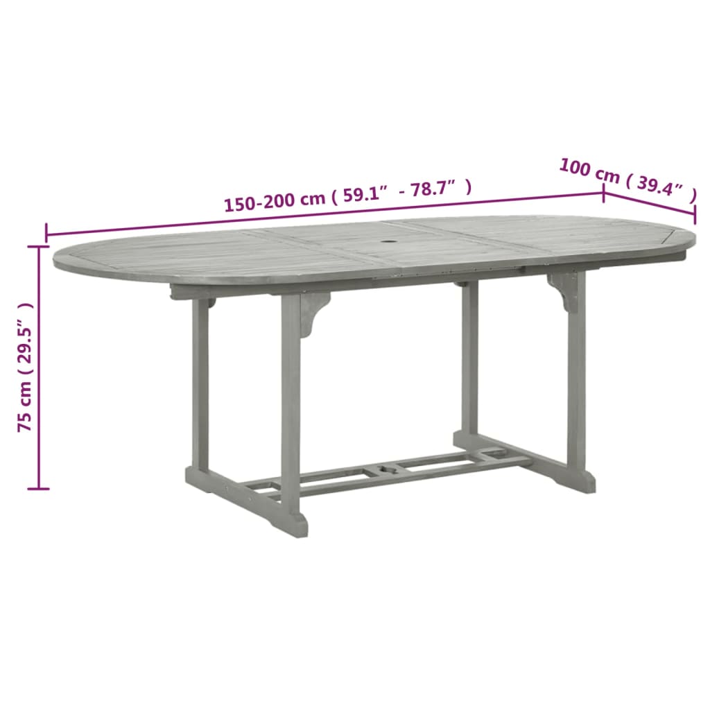 patio-table-gray-78-7-x39-4-x29-5-solid-acacia-wood At Willow and Wine USA!