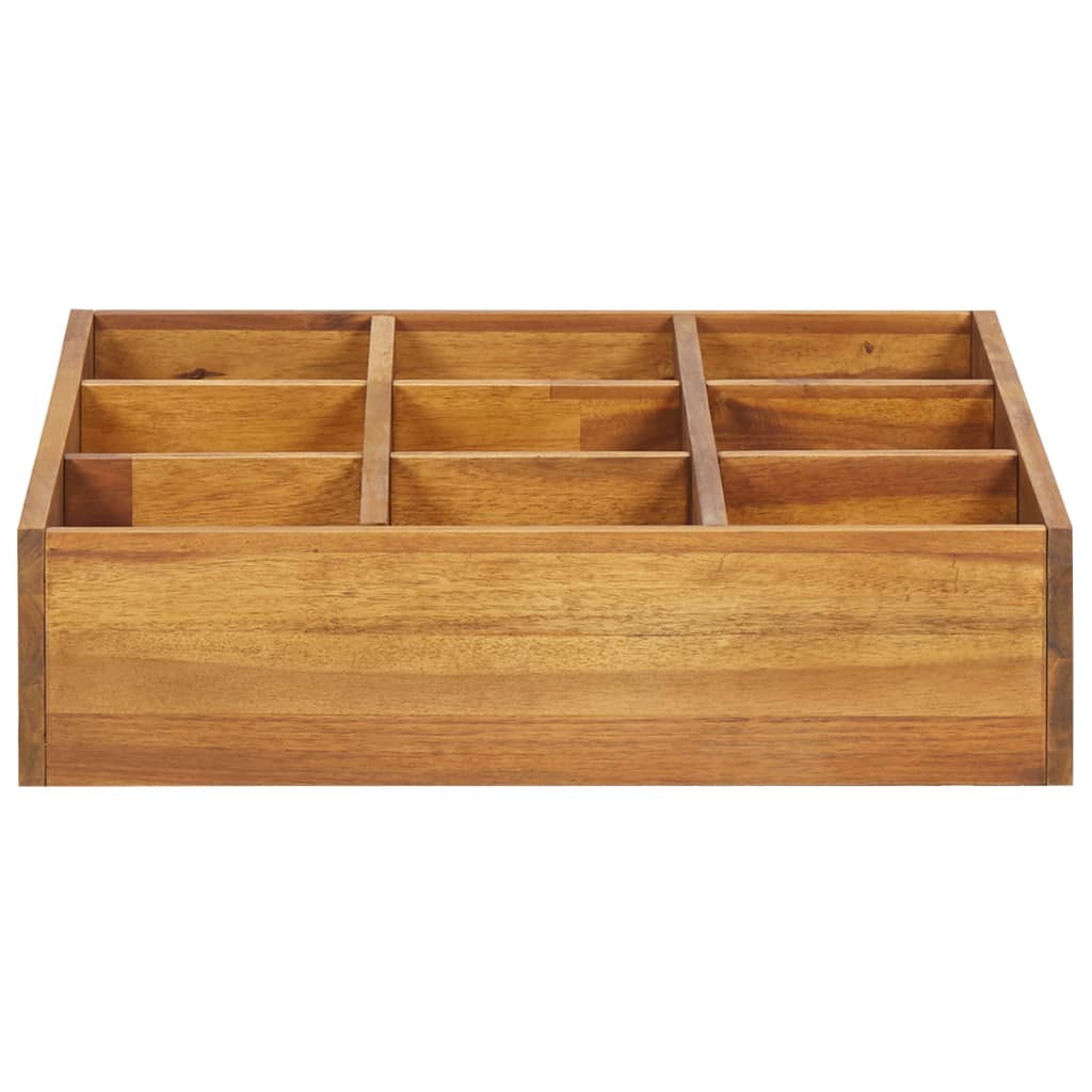 herb-garden-raised-bed-solid-wood-acacia-23-6-x23-6-x5-9 At Willow and Wine USA!