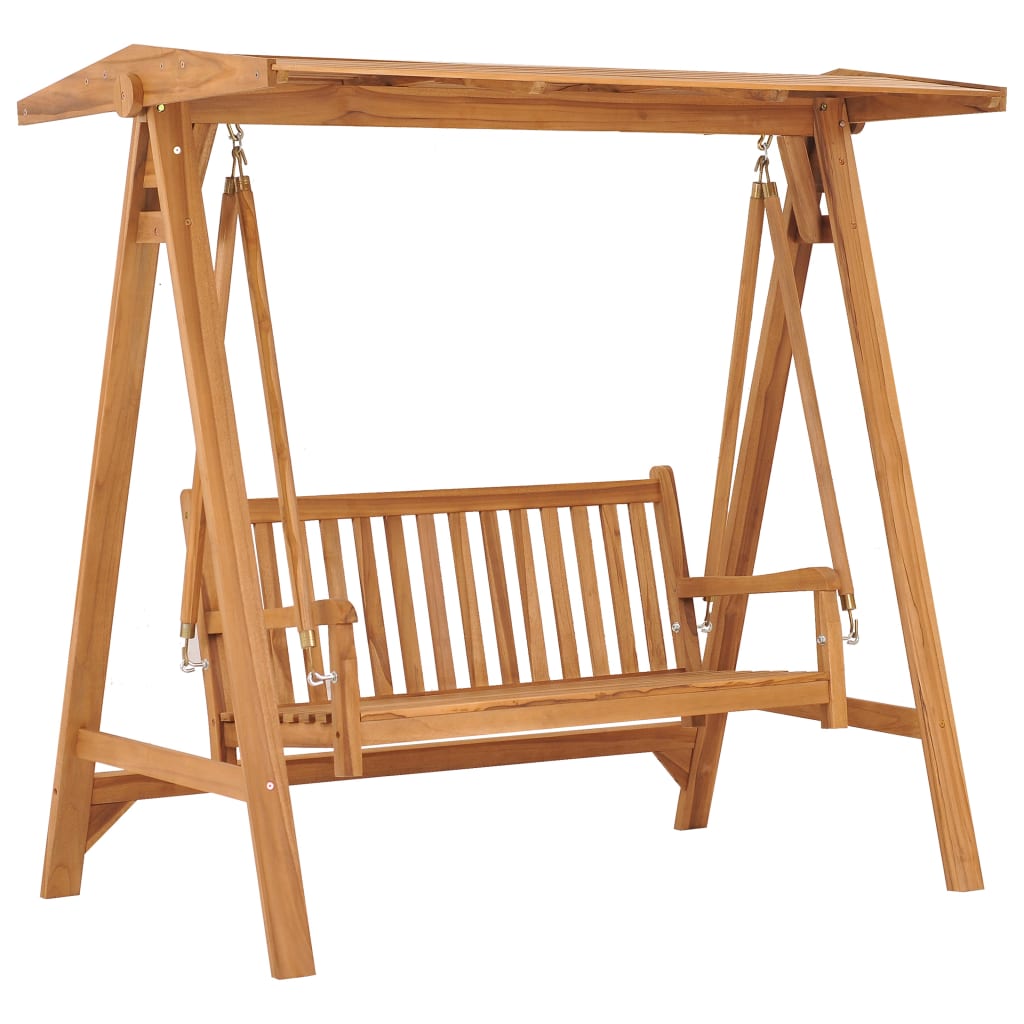 swing-bench-66-9-solid-teak-wood At Willow and Wine USA!