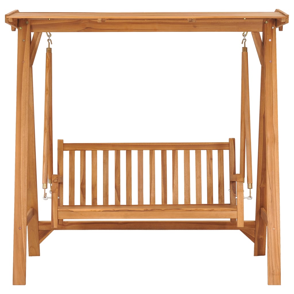 swing-bench-66-9-solid-teak-wood At Willow and Wine USA!