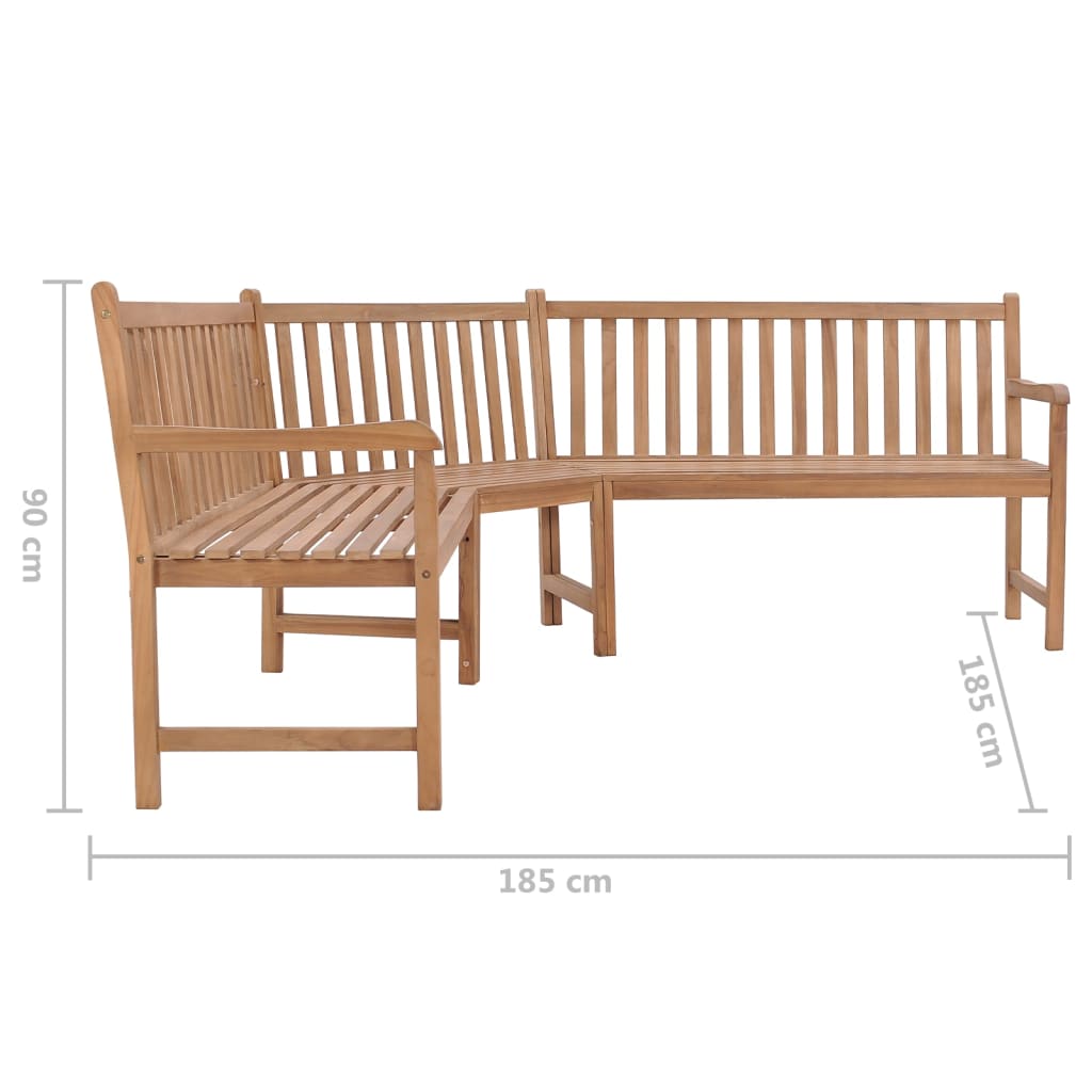 patio-corner-bench-72-8-x72-8-x35-4-solid-teak-wood At Willow and Wine USA!