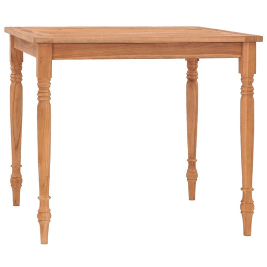 batavia-table-33-5-x33-5-x29-5-solid-teak-wood At Willow and Wine USA!