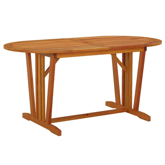 patio-table-63-x33-5-x29-5-solid-wood-eucalyptus At Willow and Wine USA!