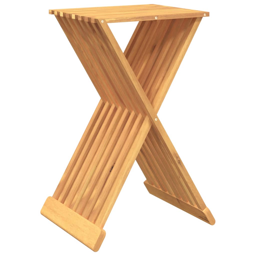 folding-stool-15-7-x12-8-x27-6-solid-wood-teak At Willow and Wine USA!