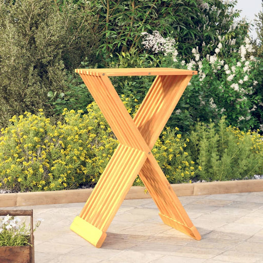 folding-stool-15-7-x12-8-x27-6-solid-wood-teak At Willow and Wine USA!