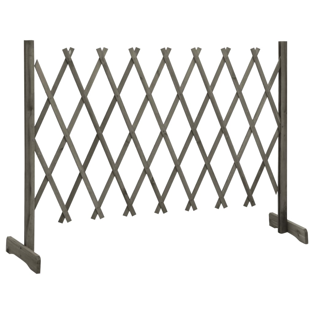 garden-trellis-fence-gray-59-1-x31-5-solid-firwood At Willow and Wine USA!