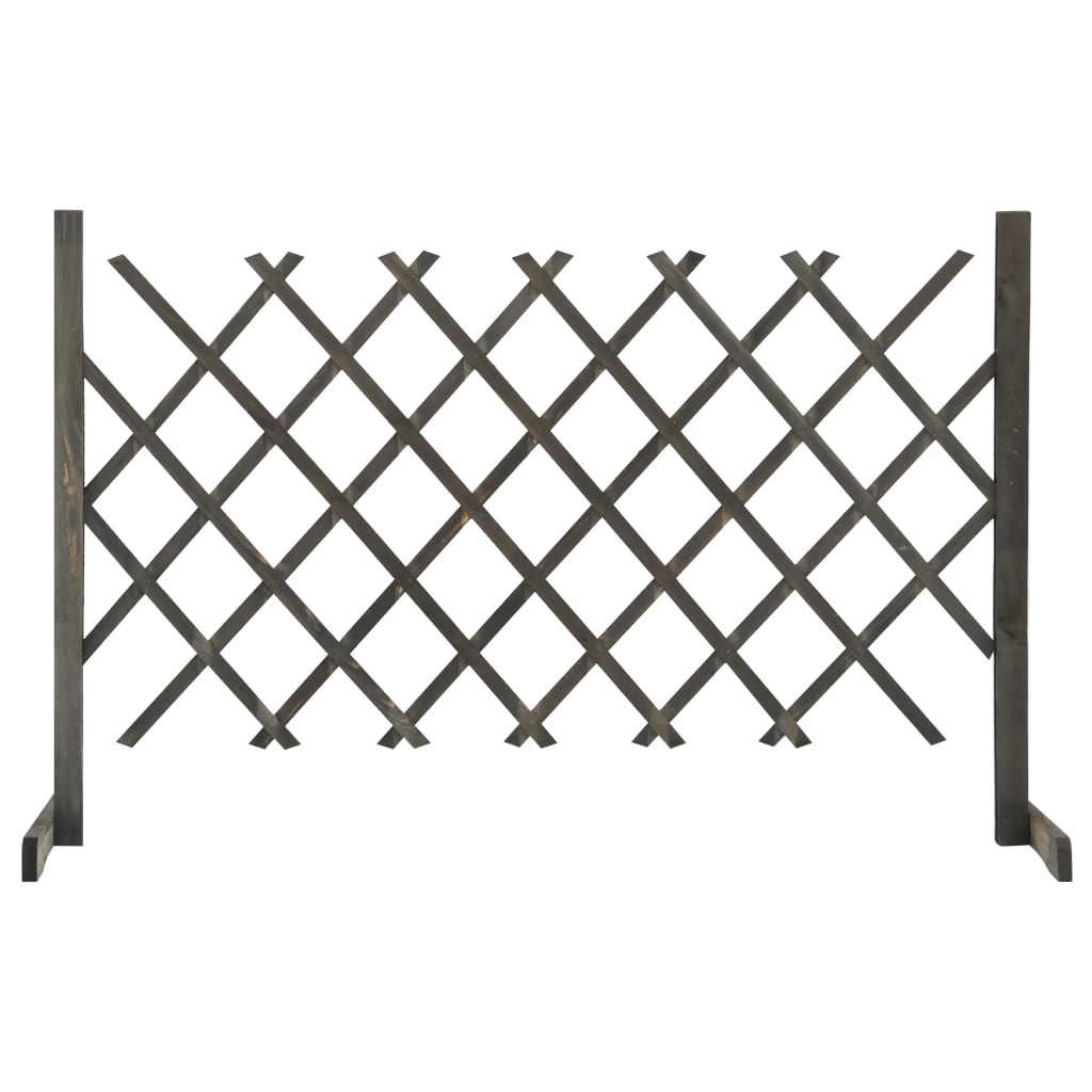 garden-trellis-fence-gray-59-1-x31-5-solid-firwood At Willow and Wine USA!