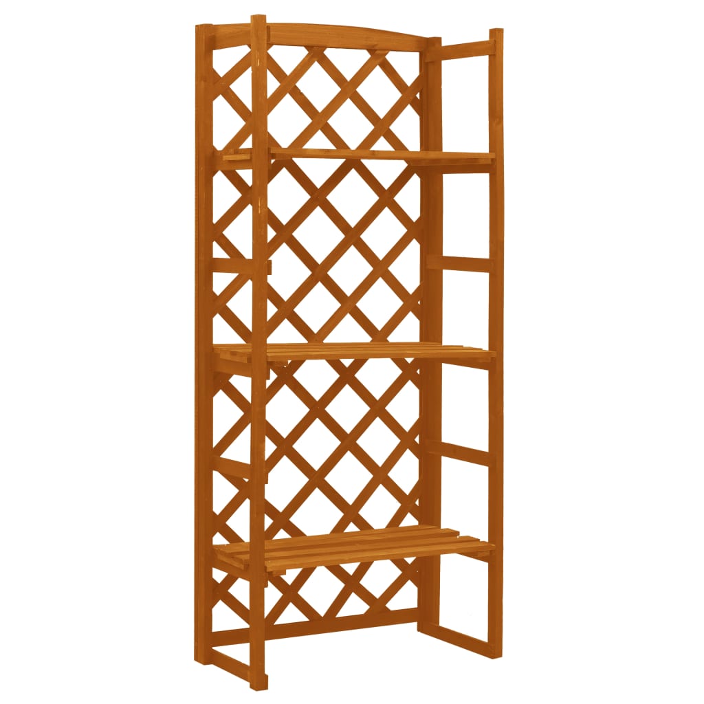 plant-stand-with-trellis-orange-23-6-x11-8-x55-1-solid-firwood At Willow and Wine USA!