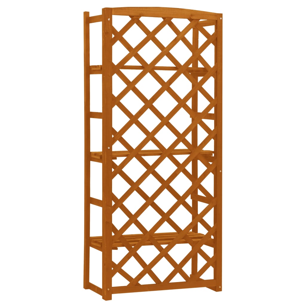 plant-stand-with-trellis-orange-23-6-x11-8-x55-1-solid-firwood At Willow and Wine USA!