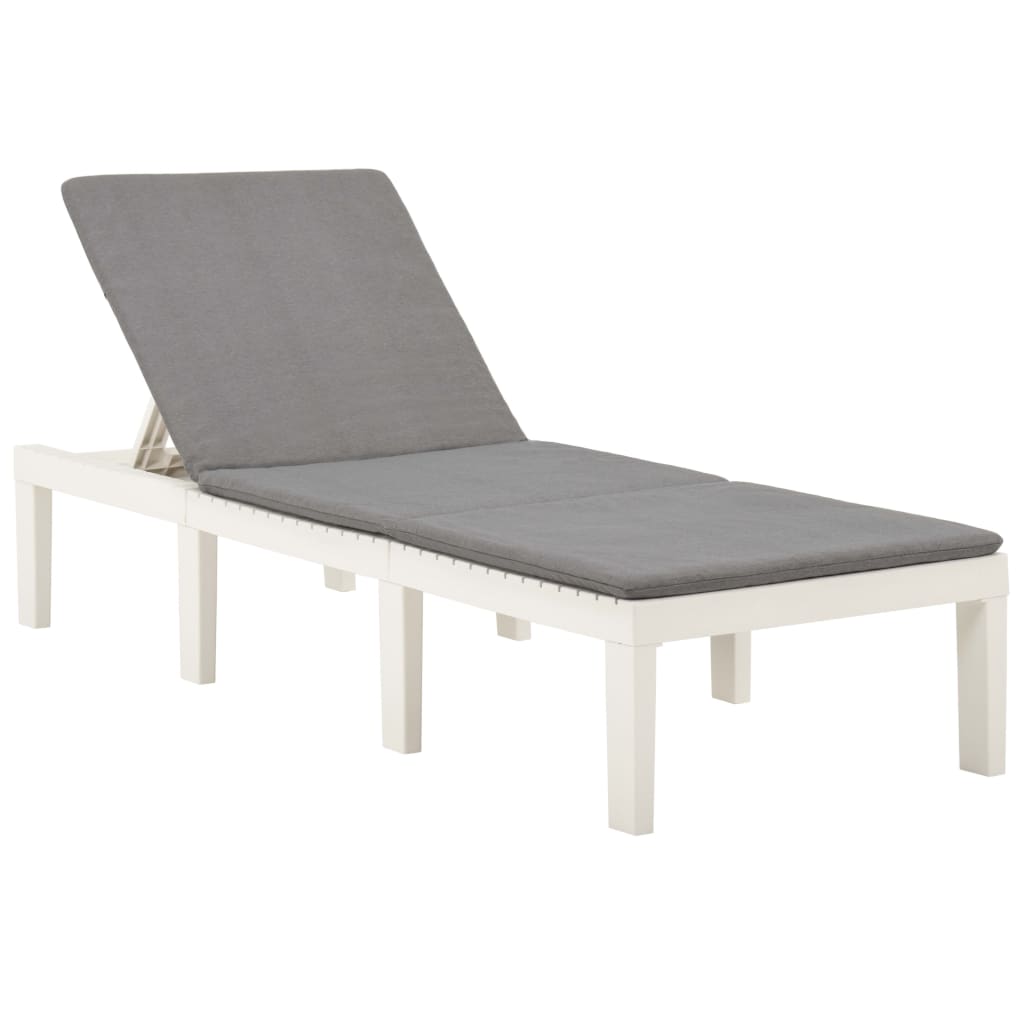 sun-lounger-plastic-white At Willow and Wine USA!