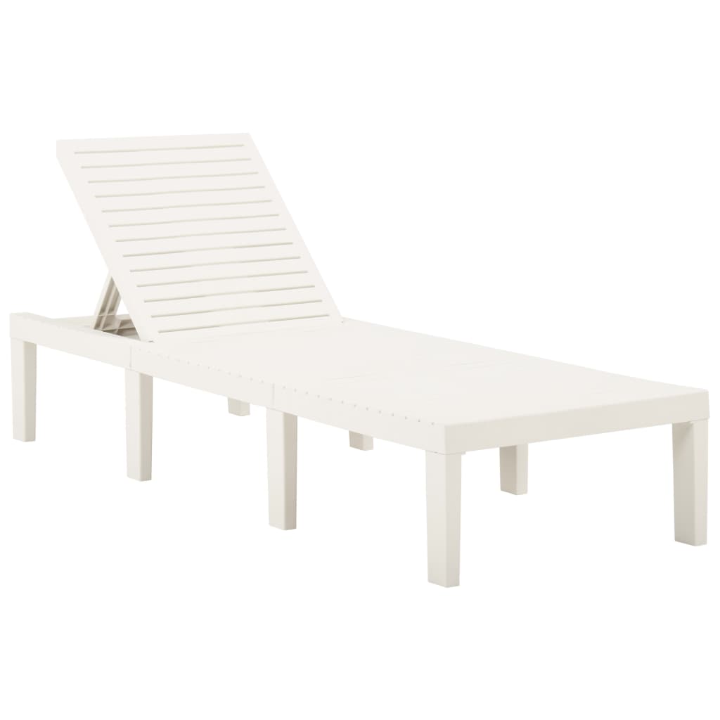 sun-lounger-plastic-white At Willow and Wine USA!