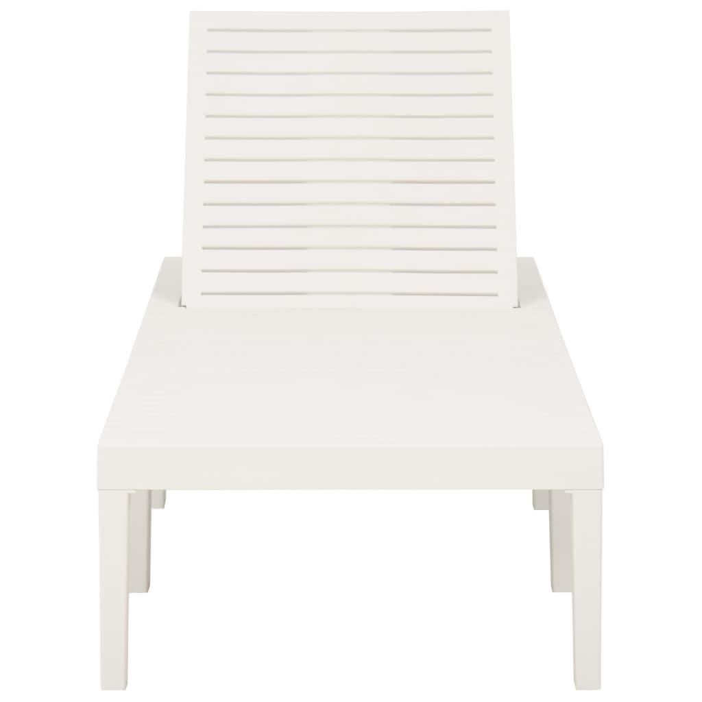 sun-lounger-plastic-white At Willow and Wine USA!