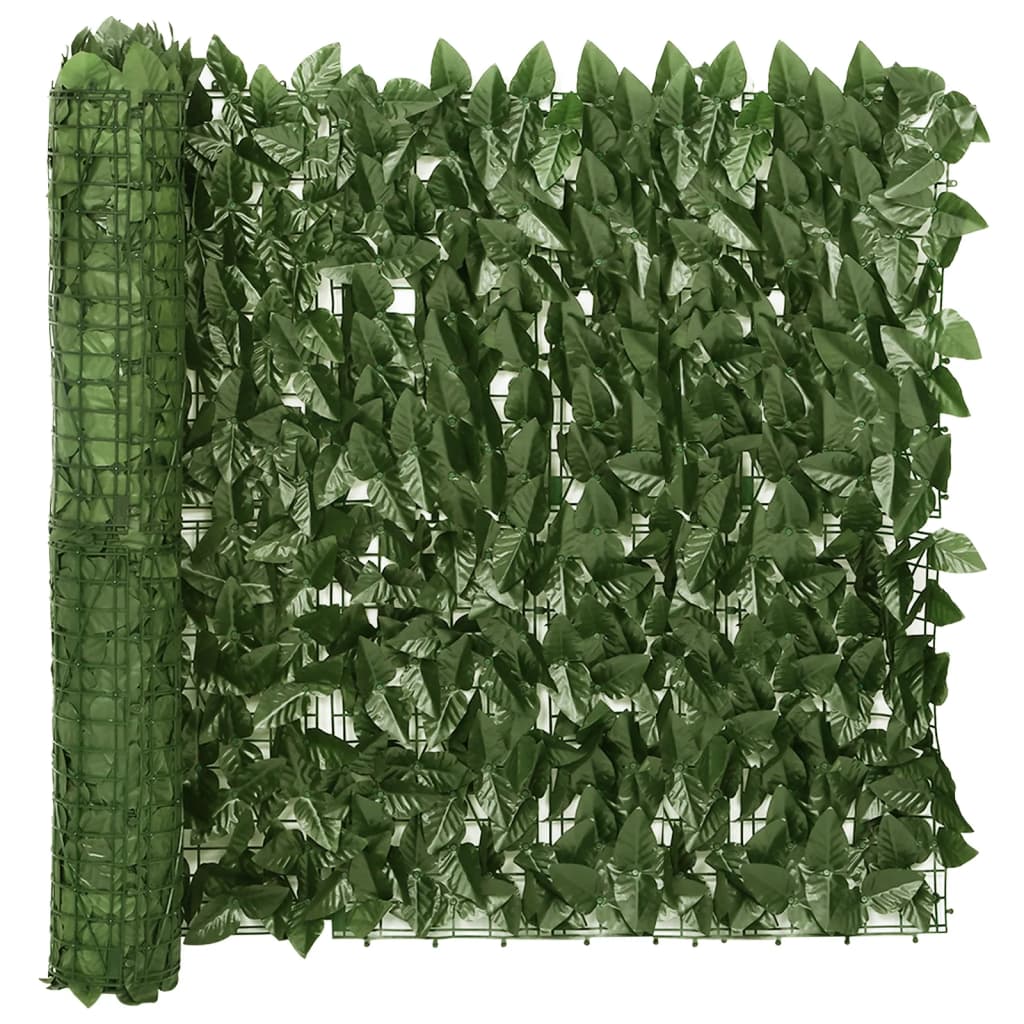 balcony-screen-with-dark-green-leaves-196-9-x29-5 At Willow and Wine USA!