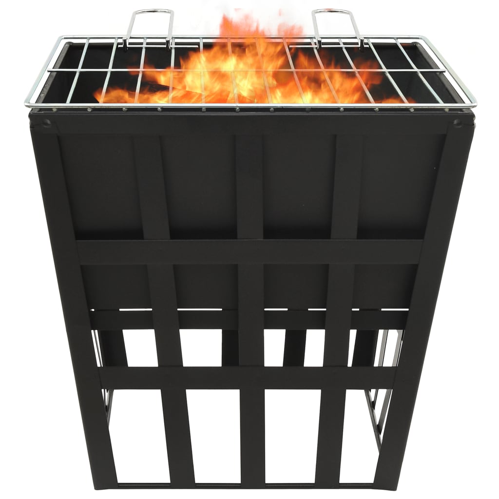 2-in-1-fire-pit-and-bbq-13-4-x13-4-x18-9-steel At Willow and Wine USA!