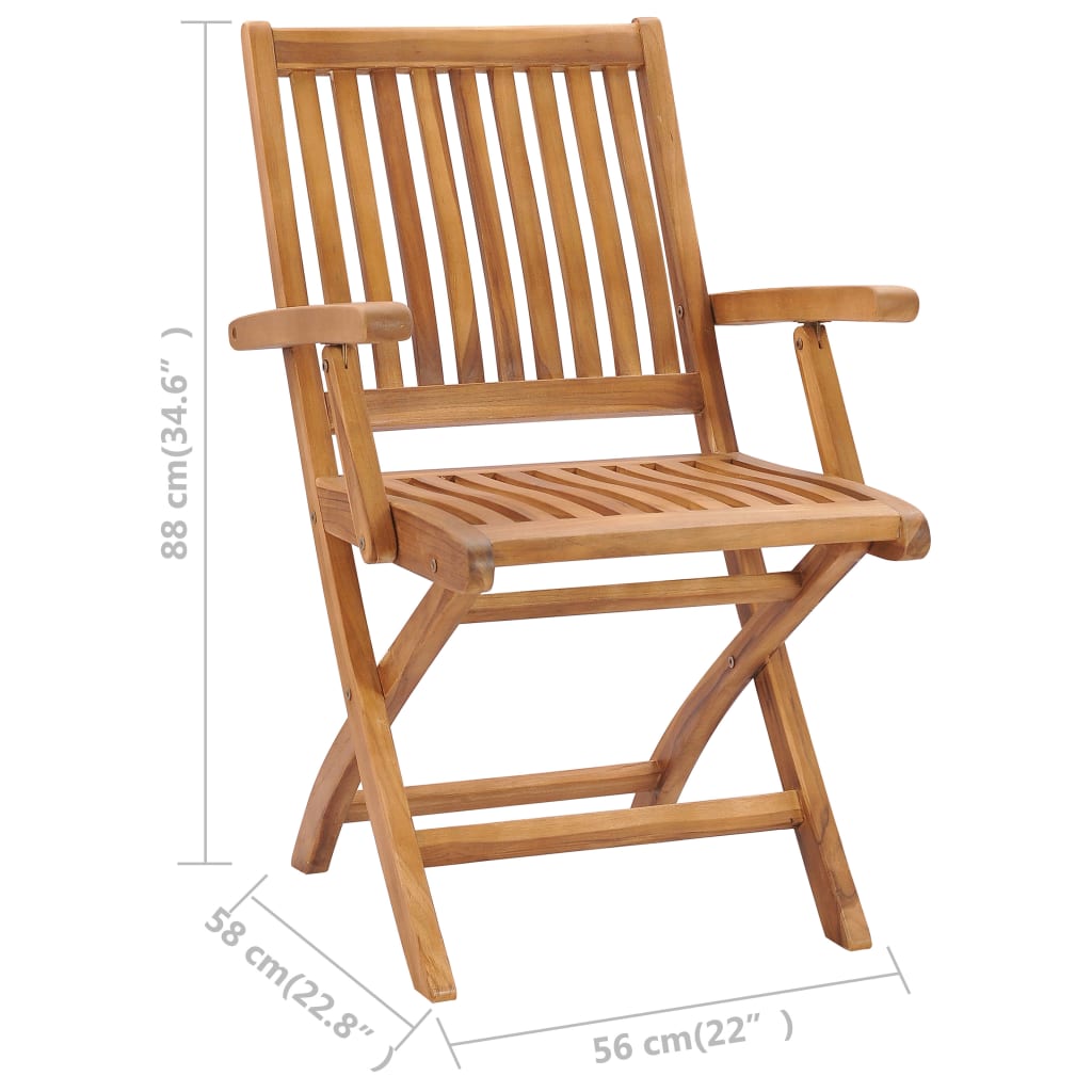 folding-patio-chairs-2-pcs-solid-teak-wood At Willow and Wine USA!