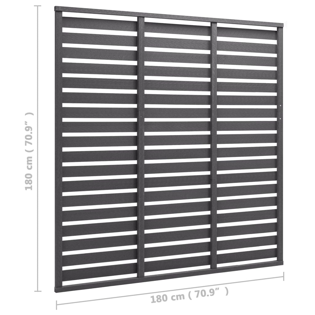 fence-panel-wpc-70-9-x70-9-gray At Willow and Wine USA!