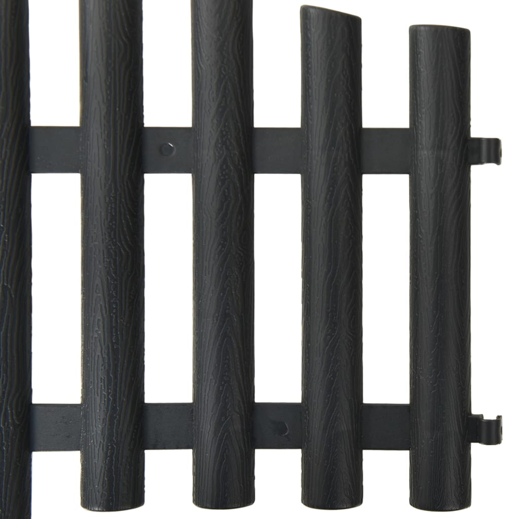 lawn-edgings-17-pcs-anthracite-393-7-polypropylene At Willow and Wine USA!