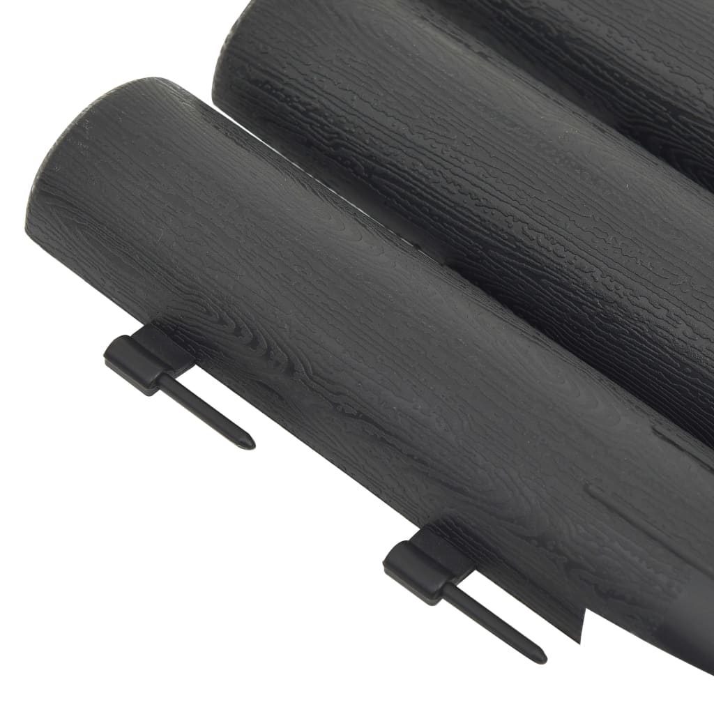 lawn-edgings-36-pcs-anthracite-389-8-polypropylene At Willow and Wine USA!