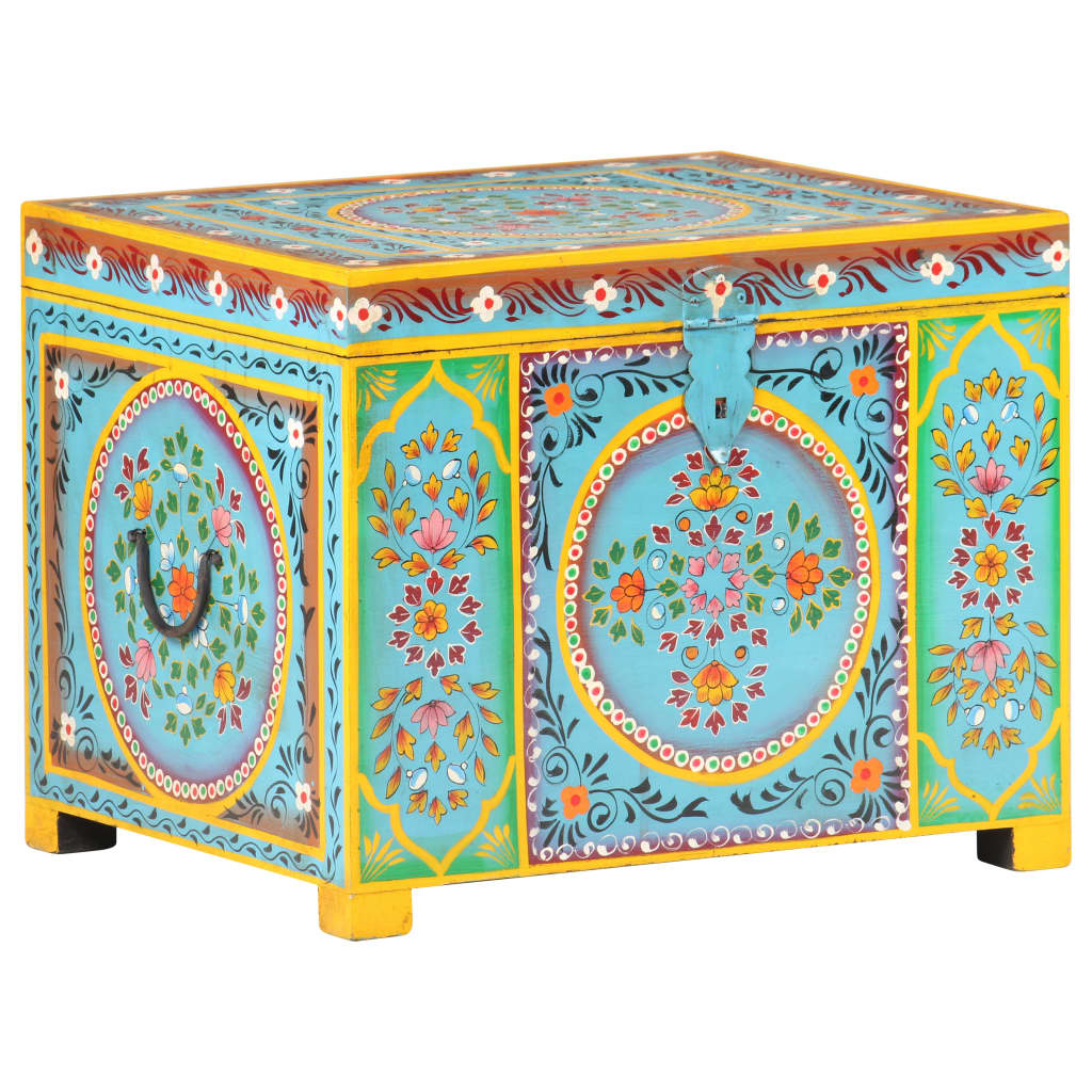 hand-painted-storage-box-x-19-7-x15-7-x15-7-solid-mango-wood-841943 At Willow and Wine USA!