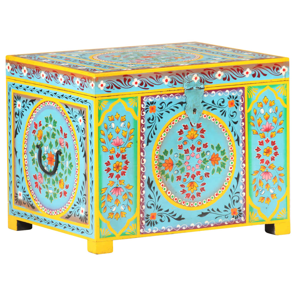 hand-painted-storage-box-x-19-7-x15-7-x15-7-solid-mango-wood-841943 At Willow and Wine USA!