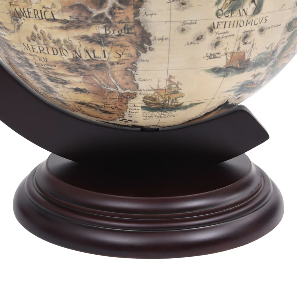 tabletop-globe-bar-wine-stand-eucalyptus-wood-white At Willow and Wine USA!