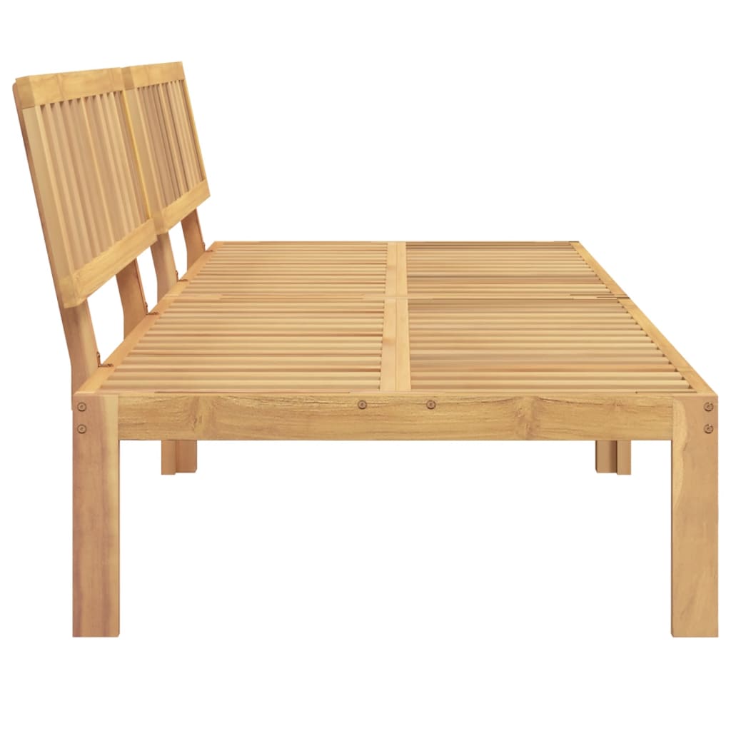 Patio Pallet Middle Sofas 2 pcs Solid Wood Acacia