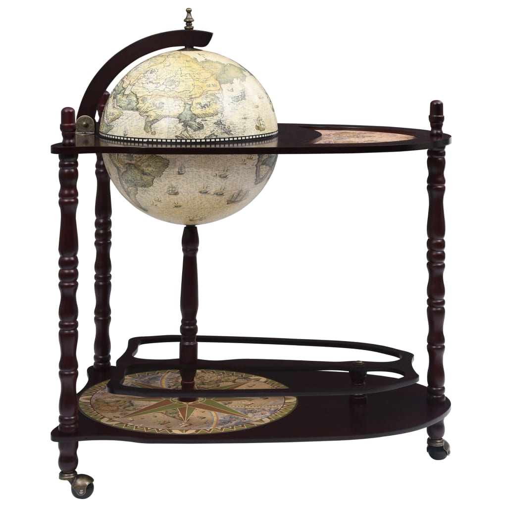 freestanding-globe-bar-wind-stand-eucalyptus-wood-green At Willow and Wine USA!