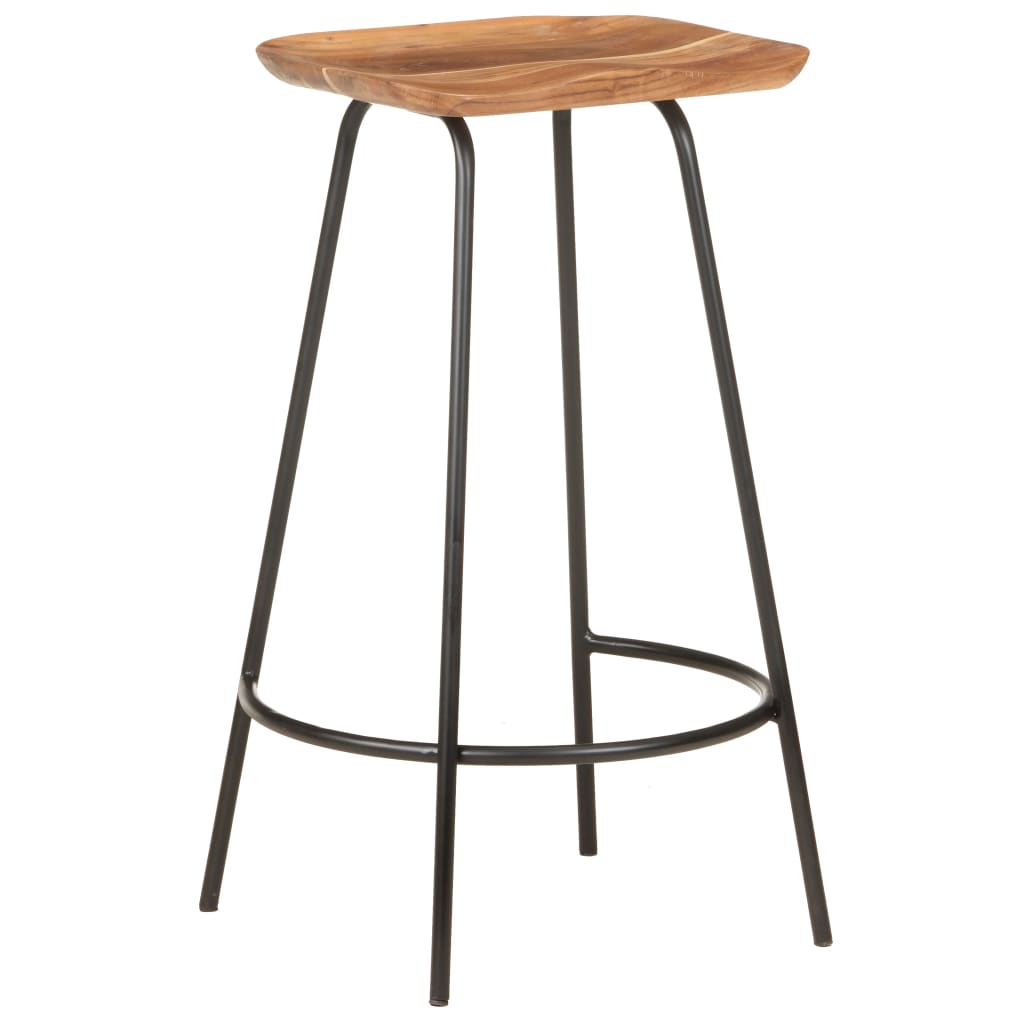 bar-stools-4-pcs-solid-acacia-wood At Willow and Wine USA!