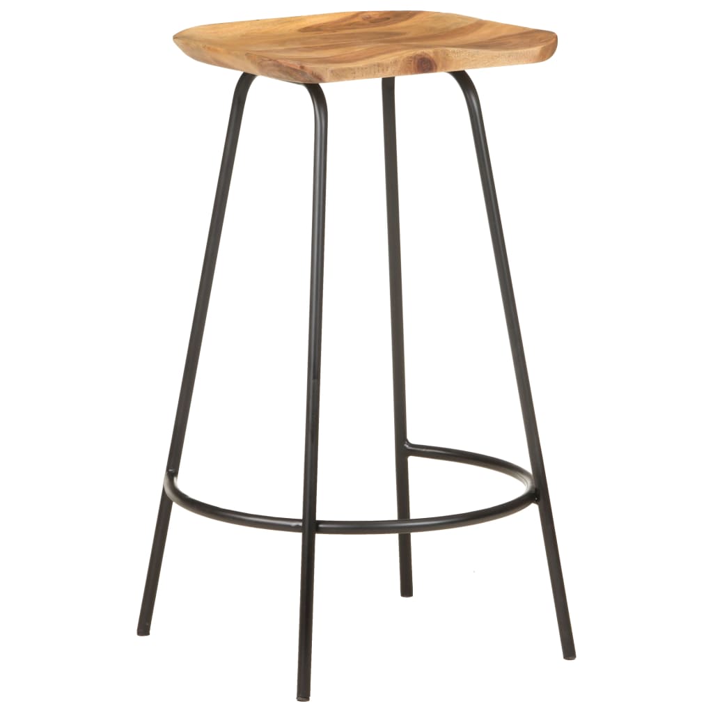 bar-stools-4-pcs-solid-acacia-wood At Willow and Wine USA!