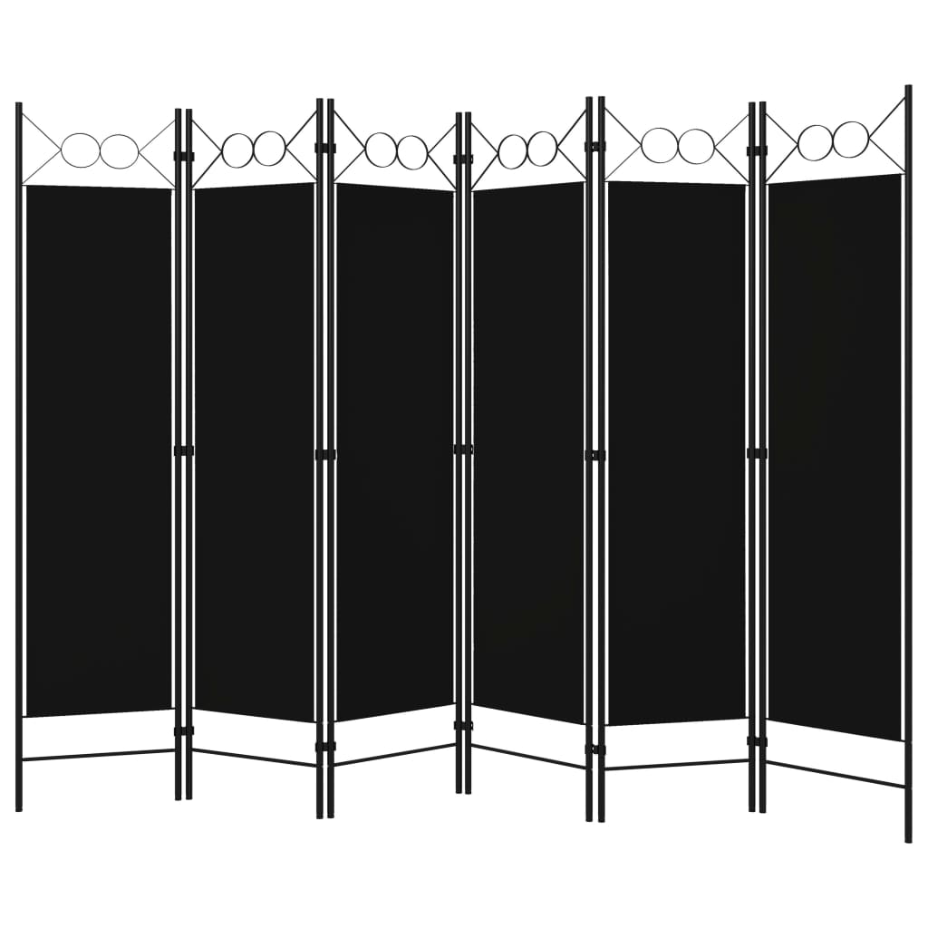 6-panel-room-divider-black-94-5-x70-9 At Willow and Wine USA!