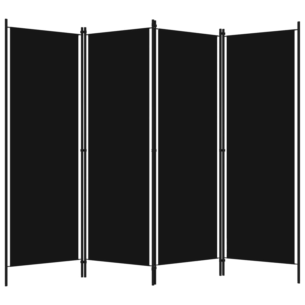 4-panel-room-divider-black-78-7-x70-9 At Willow and Wine USA!