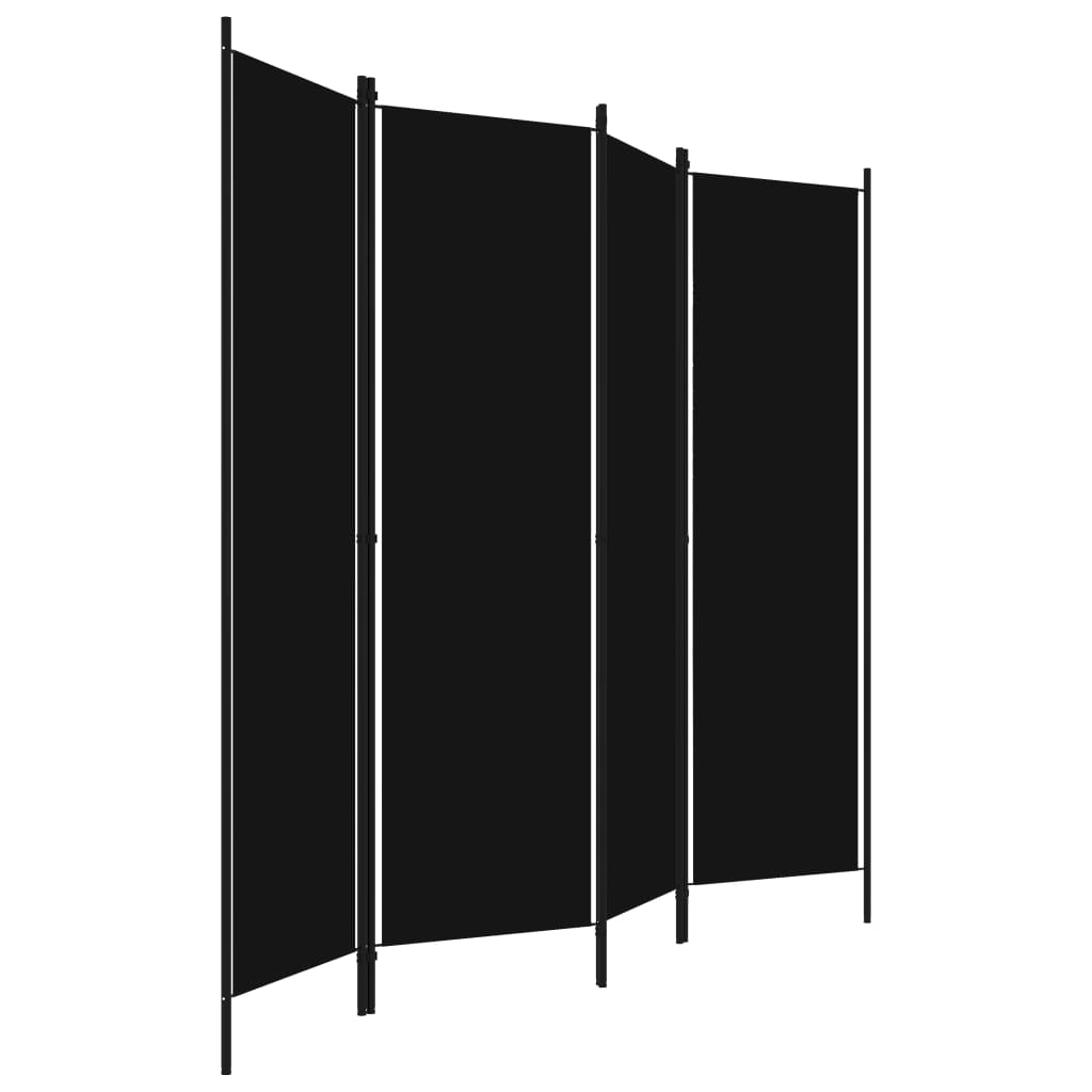 4-panel-room-divider-black-78-7-x70-9 At Willow and Wine USA!