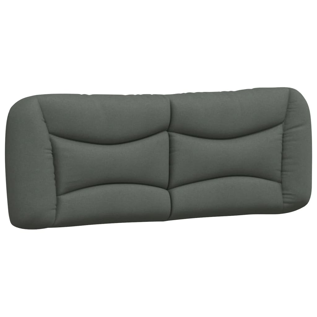 Headboard Cushion Dark Gray 53.9" Fabric