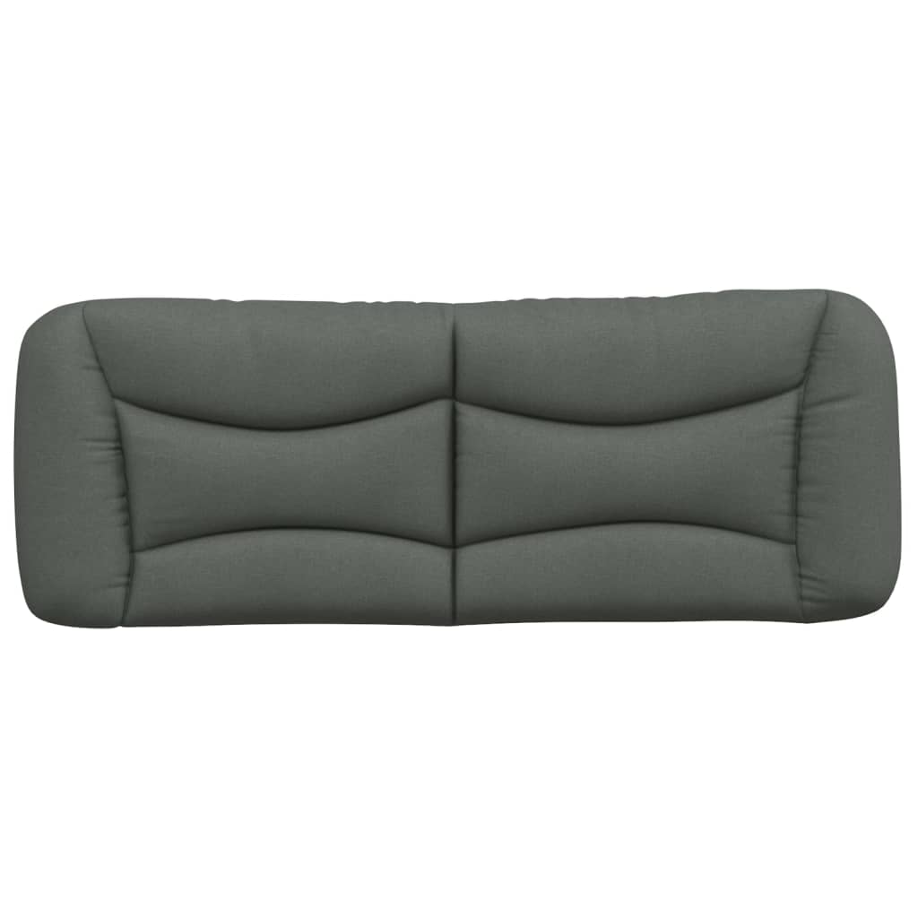 Headboard Cushion Dark Gray 53.9" Fabric