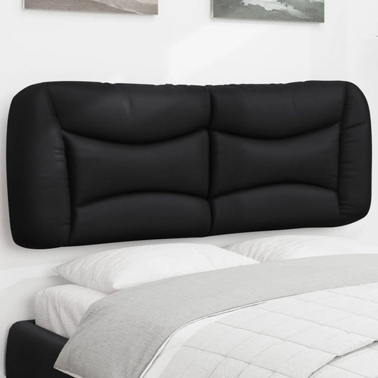 Headboard Cushion Black 53.9" Faux Leather