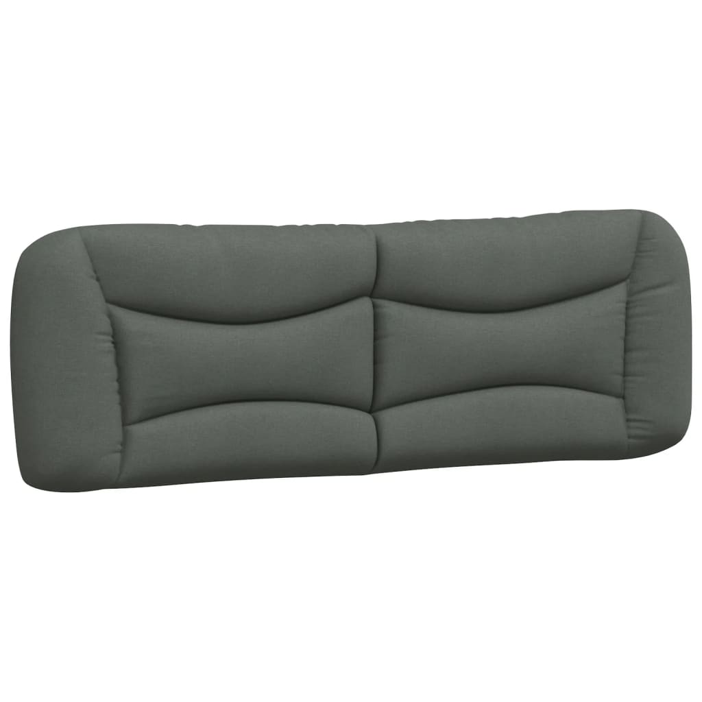 Headboard Cushion Dark Gray 60.2" Fabric