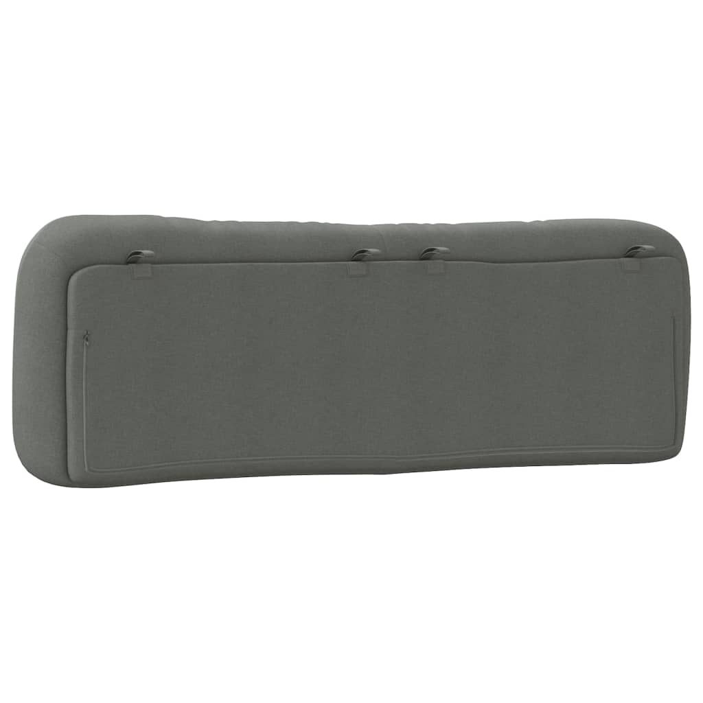 Headboard Cushion Dark Gray 60.2" Fabric