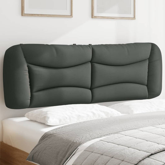 Headboard Cushion Dark Gray 60.2" Fabric